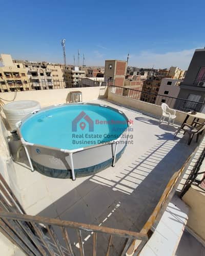 For Sale: 500 sqm Duplex Roof in Al Hadaba Al Wusta | 250 sqm Apartment + 250 sqm Roof | 3 Bedrooms | Premium Finishing | Cash Price: EGP 4.5 Million