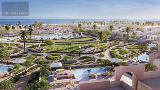 Luxury 2-Bedroom First Row Lagoon Chalet in June Ras El Hekma Next to Ogami and  SwanLake Fully Finished 123 SQM