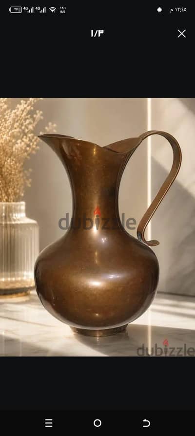 كراف نحاس احمر حاله ممتازه شغل مميز ب 750