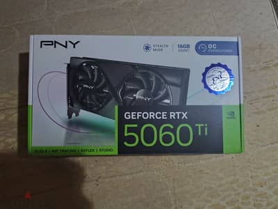 كارت شاشه rtx 5060ti 16gb استعمال خفيف جدا داخل الضمان