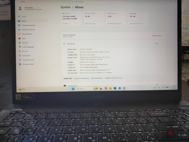 Acer Aspire 7 A715-51G 6