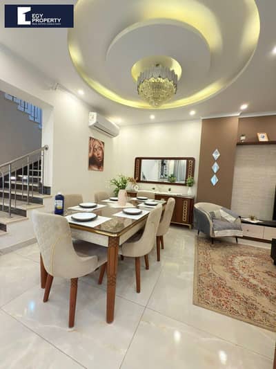 villa for sale in palm hills extention with private pool fully furnished