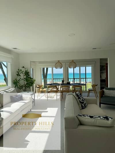 The last chalet with a garden available for installment, fully finished and furnished, with a sea view, in a high community in the coast.