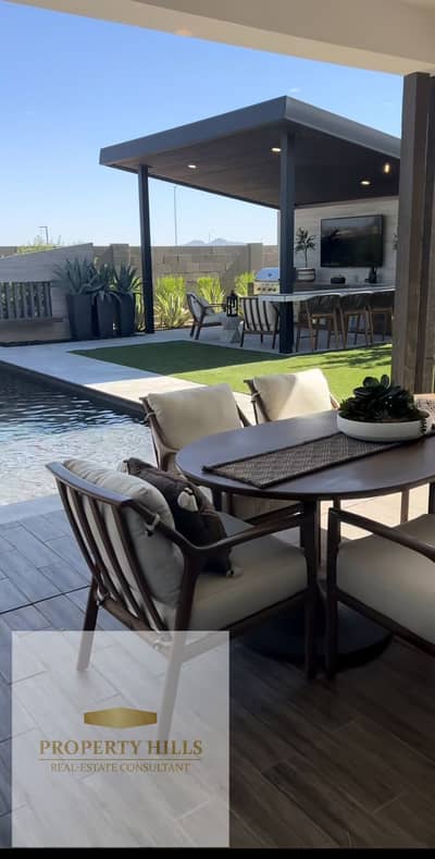 Last villa from Modon UAE offered (1,800,000) community very high only villas view water future and landscape very classy in the heart of the gathering