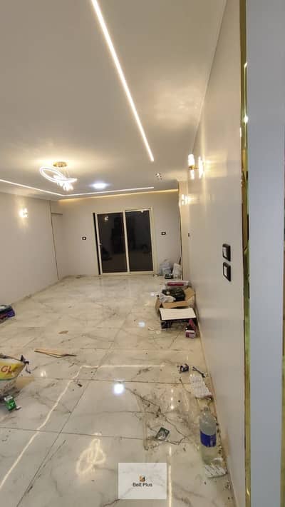 Brand-new first-use apartment in Nasr City | New building | Main street | 4th floor | North-facing | 3 bedrooms | 1 bathroom | 3-piece reception | Ele