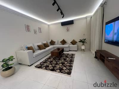 Furnished apartment for rent in Al Rehab 1