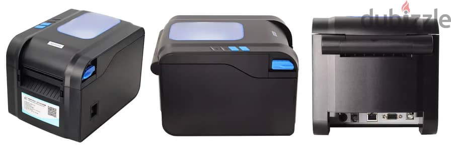 طابعة Xprinter XP-370B الحرارية لطباعة الباركود والملصقات مقاس 3 بوصة،