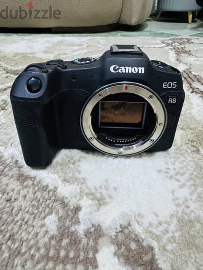 Canon r8 body مع عده تصوير كامله
