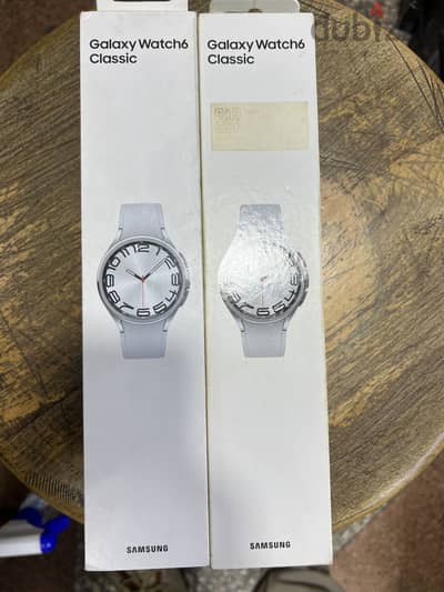 Galaxy Watch 6 Classic 47M Silver كالجديدة