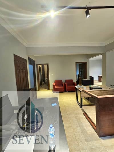 *Office for Rent 600 sqm, licensed, ground floor, private entrance, prime location in Maadi*