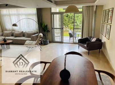 Apartment FOR SALE 3Bed with garden Finished VIP Great deal in Compound in New Capital with installments Over longest payment period Ready to move now