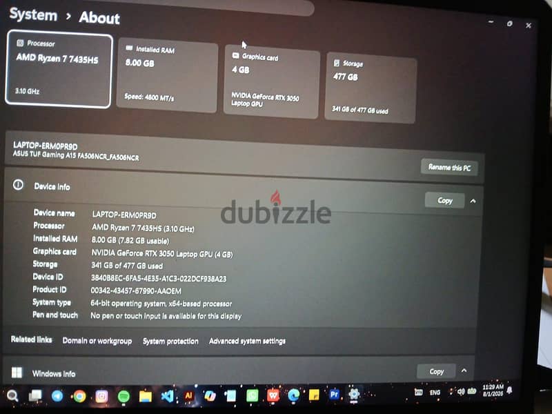 ASUS TUF Gaming A15 3