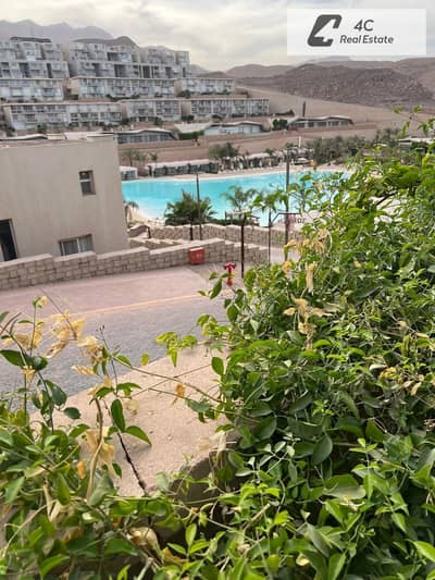 LOWEST PRICE IN MARKET-Ground Floor Studio with Garden for Sale in IL Monte Galala – Ain Sokhn-RTM-Lagoon View