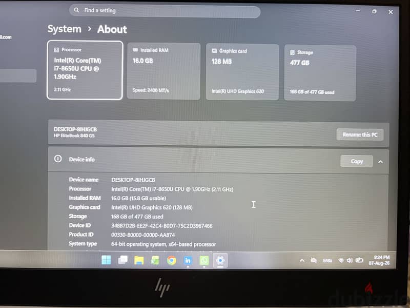 HP EliteBook 840 G5 3