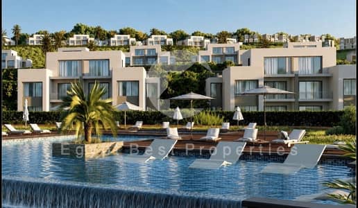 FIRIST ROW CHALET FOR SALE WITH 5% DOWN PAYMENT IN RAS EL HEKMA NORTH COAST - SEAZEN EL QAMZI EL HIKMA !!
