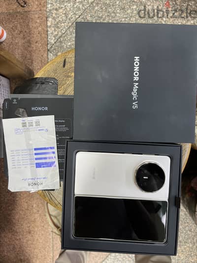 Honor Magic V5 dual sim 512/16g White جديد بضمان الوكيل