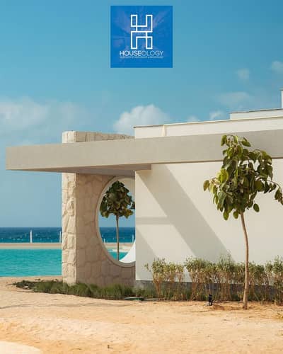 فيلا صف تالت full sea view للبيع في قلب راس الحكمة مشروع ذا ميد بالتقسيط علي 10 سنين - The Med Ras El Hekma