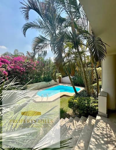 Ready to move villa with garden in new cairo view landscape