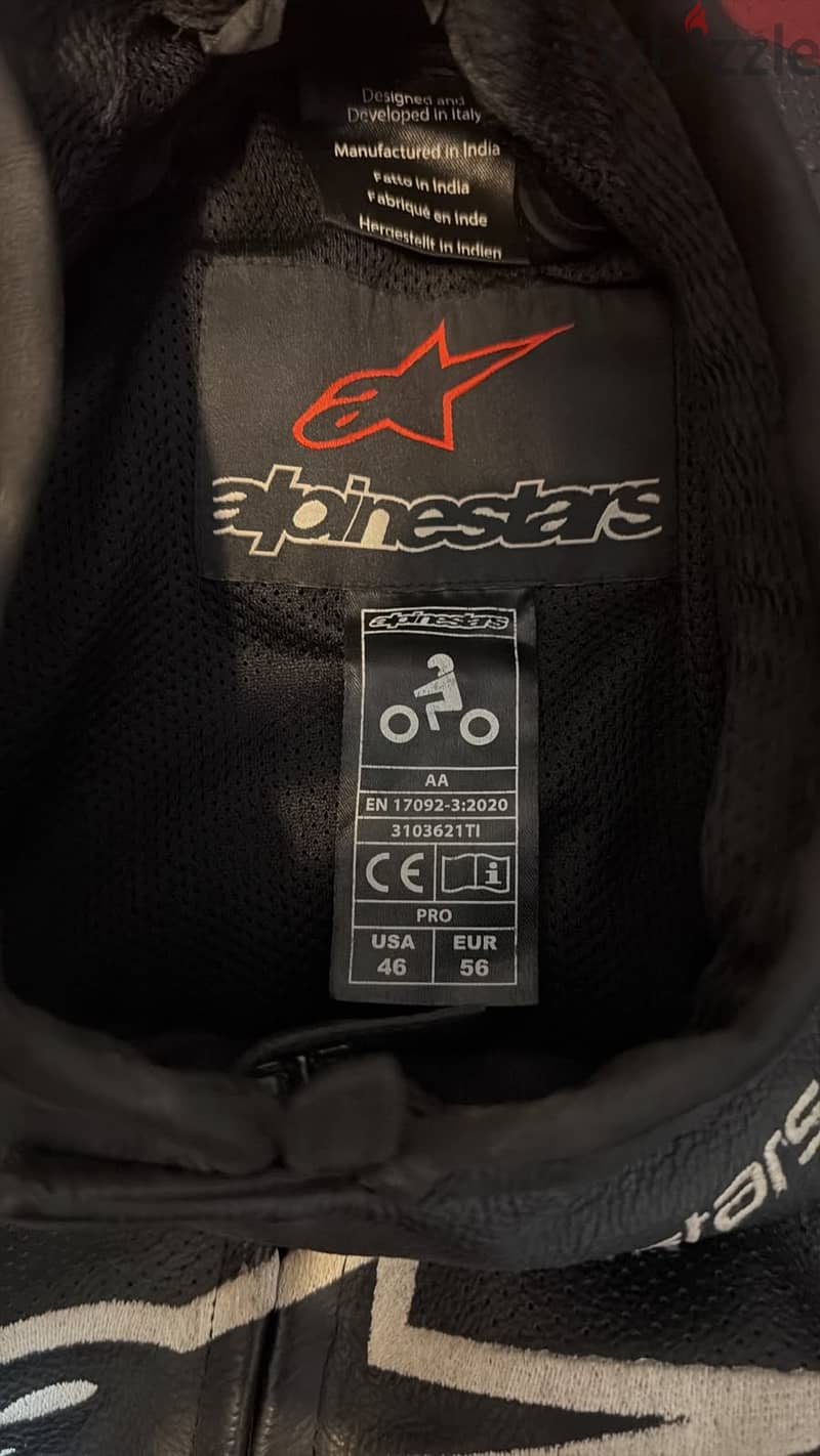 Alpinestars Leather Motorcycle Jacket 2