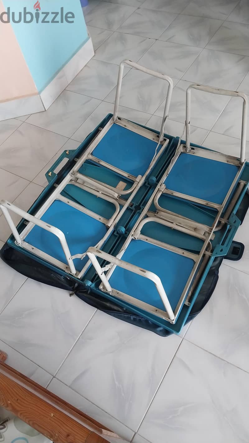 picnic folding table include 4 seats 2