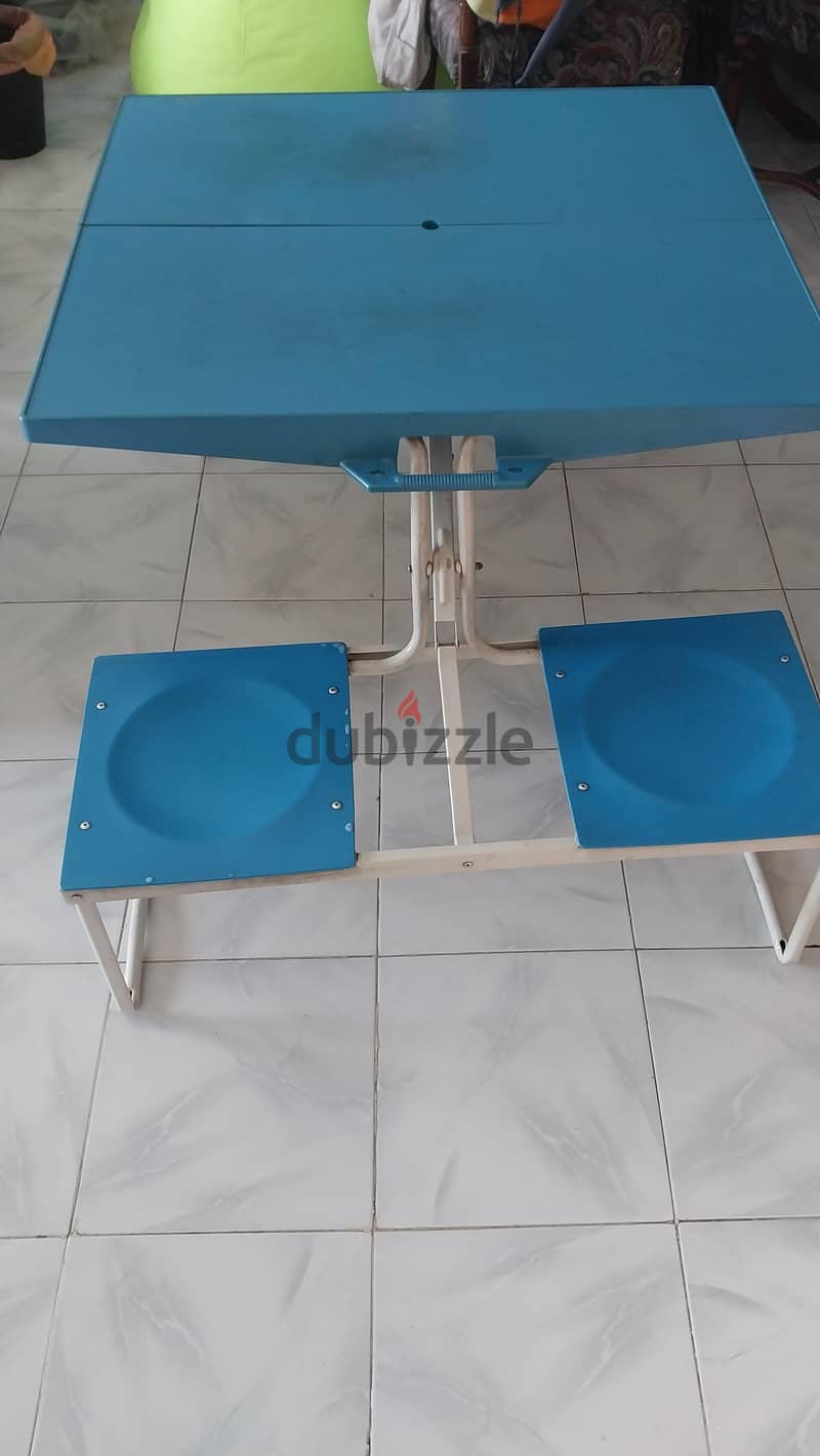 picnic folding table include 4 seats 5
