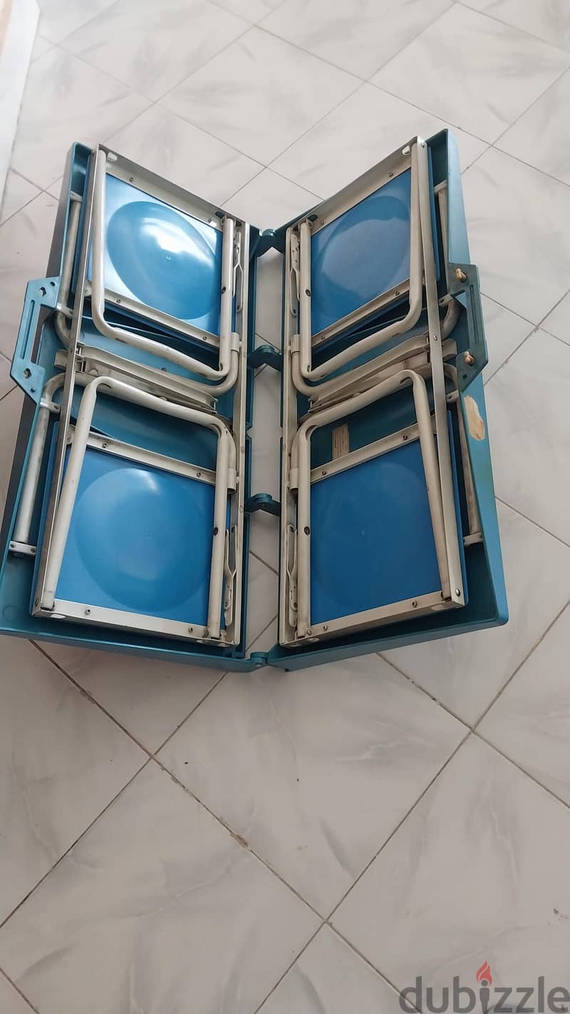 picnic folding table include 4 seats 6
