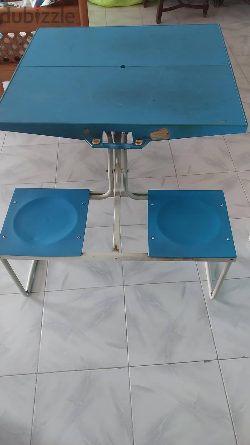 picnic folding table include 4 seats 9