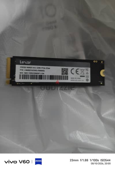 هارد SSD nvme 256 lexar
