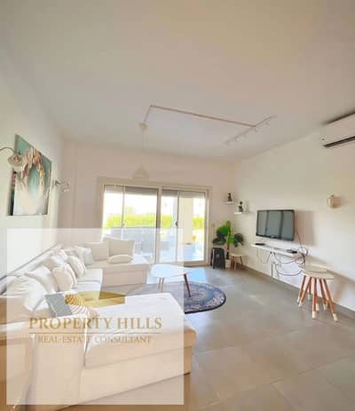 شاليه ارضي بجاردن بسعر لقطه Sea view متشطب بالكامل في سيدي عبدالرحمن جنب Amwaj
