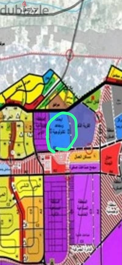 ارض  مبانى مسجله ببرج العرب الجديده