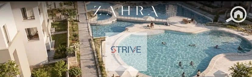 With 10,500 monthly fully finished chalet with prime double View Lagoon and Sea In zahra north coast Sidi Abdel Rahman For sale