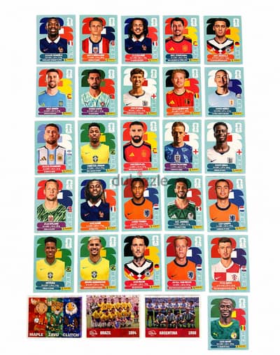 Panini world cup stickers