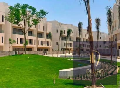 Duplex with a garden for sale—ready to move —in the Emirati-developed "Al Burouj" compound in El Shorouk,opposite the International Medical Center.