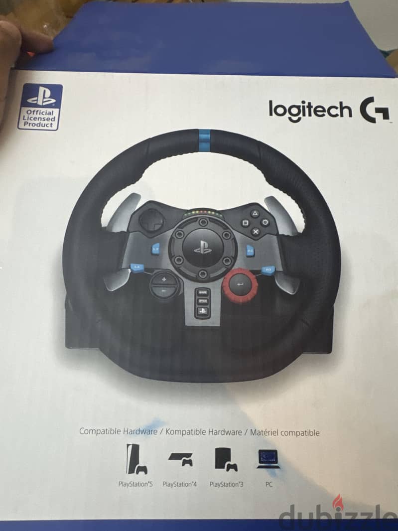 Logitech G29 Driving Force Racing Wheel + Pedals – PS4/PS5/PS3 9