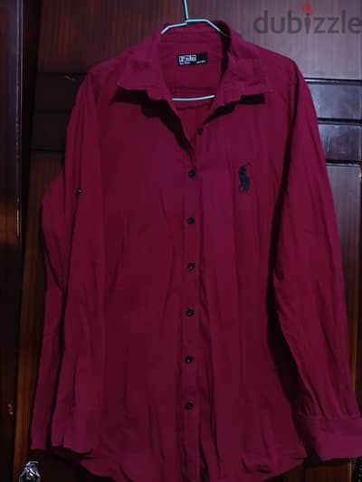 قميص برجاندي Polo By Ralph Lauren pure cotton shirt