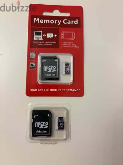 2TB MicroSD Memory Cards – New / Unused – 2 Pieces