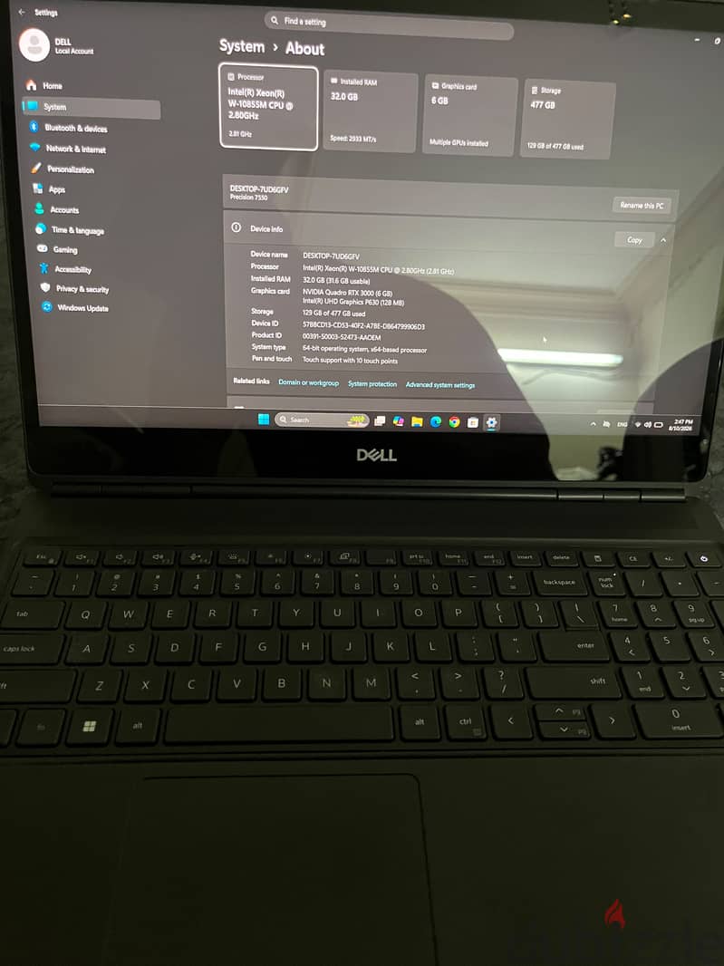 LAPTOP DELL 4