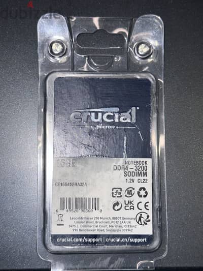 رام 16 GB DDR4 - 3200 SODDIMM