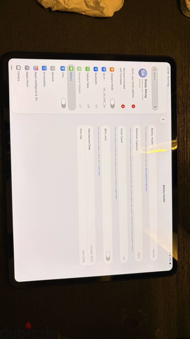 Ipad pro m5 13 inch 4