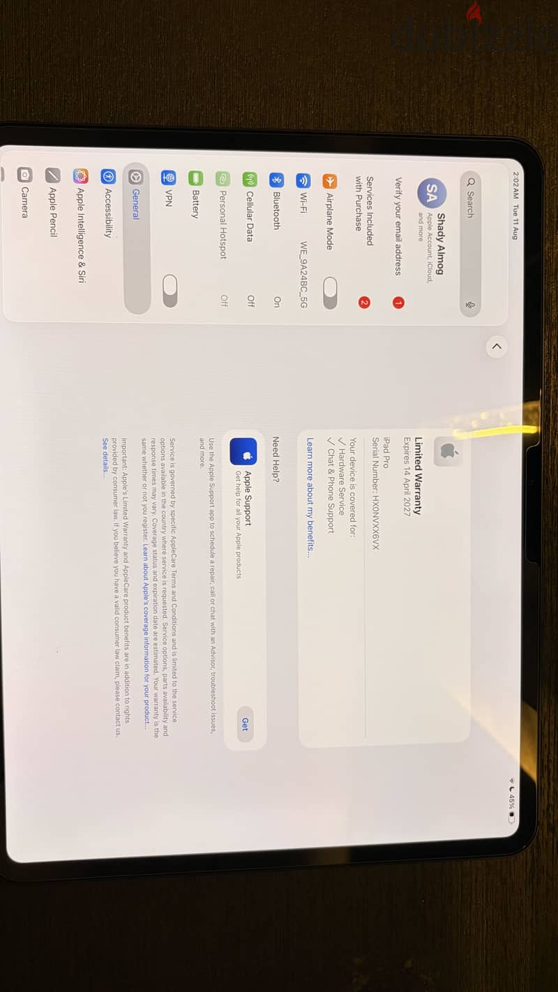 Ipad pro m5 13 inch 5