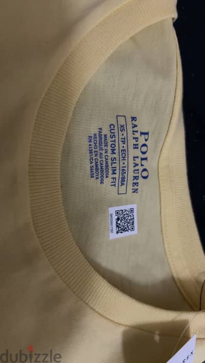 Ralph Lauren Original yellow shirt