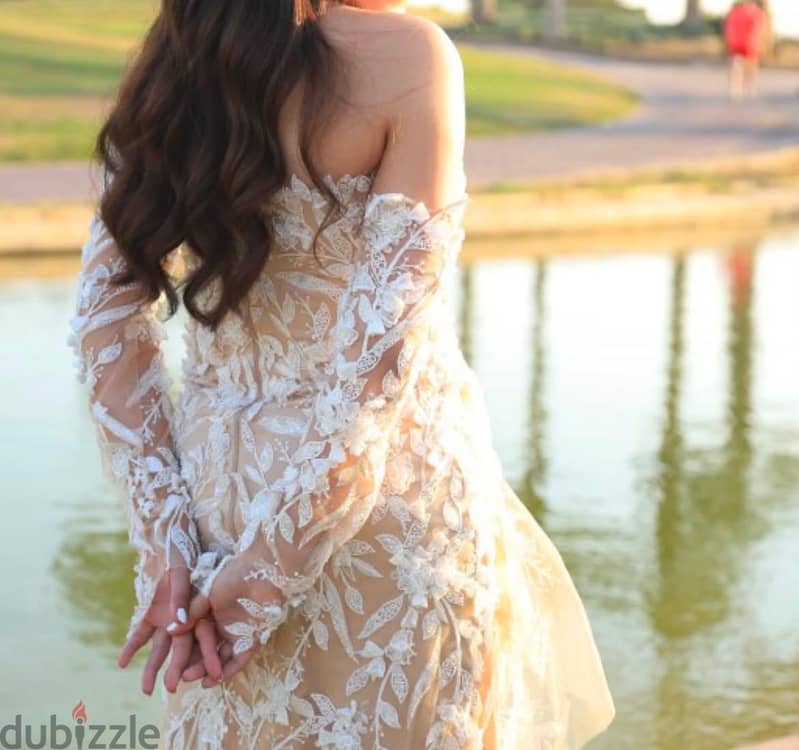 off white Engagement Dress 2