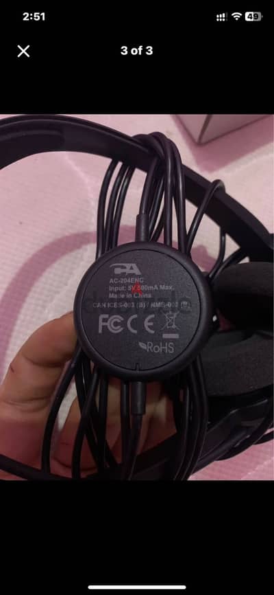 Wired USB Headset RoHsModel AC-204ENC