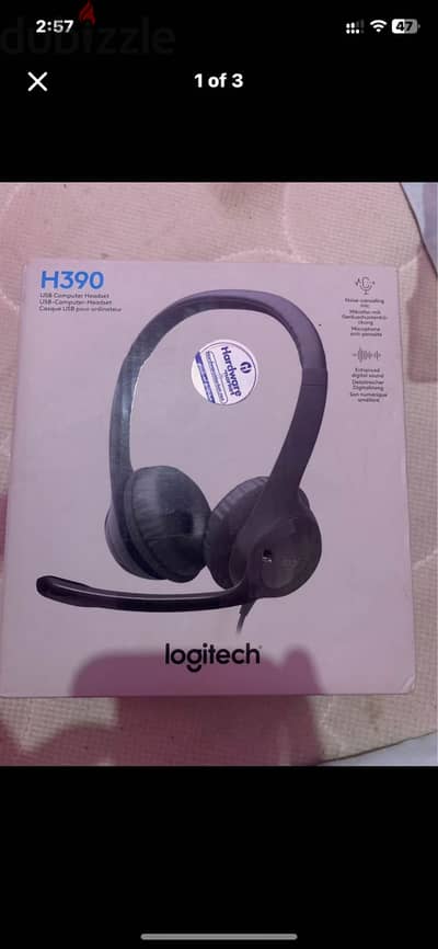 Logitech  H390 noice cancellation headset
