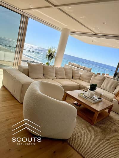 Receive your fully finished ultra super lux beachfront apartment with a panoramic sea view in a prime location on the North Coast