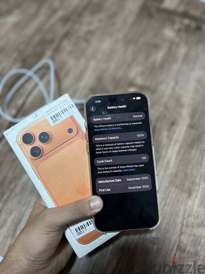 iPhone 17 pro max 256 2