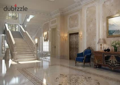 Villa 324 m 3 floors for sale super lux finishing includes all utilities water and electricity in Alexandria Al-Ajami kilo 21 on the beach of Al-Nakheel in a very distinguished location