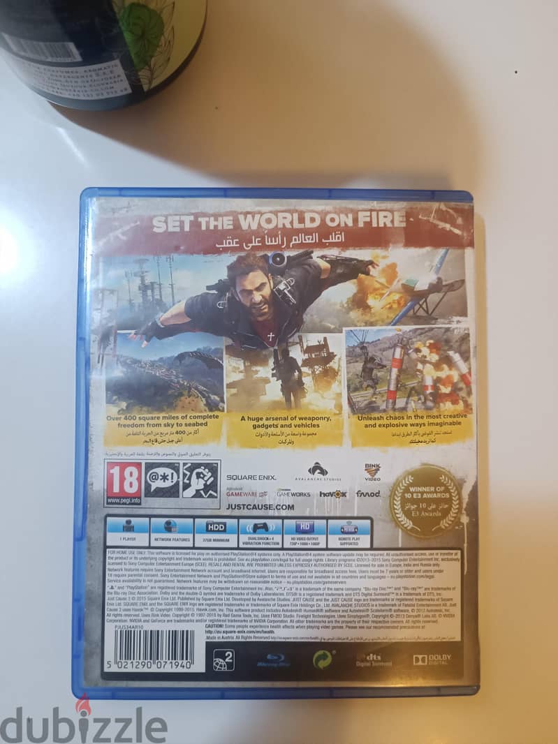 JUST CAUSE 3 PS4 3