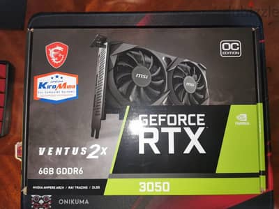MSI RTX 3050 6G NEW