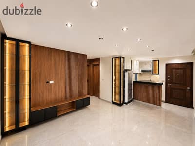 Apartment for sale with kitchen without appliances in Madinaty 82m special finishes
